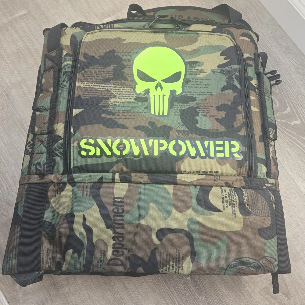 Camouflage Ski Bag Snowboard Travel Skull Winter‎ Spir